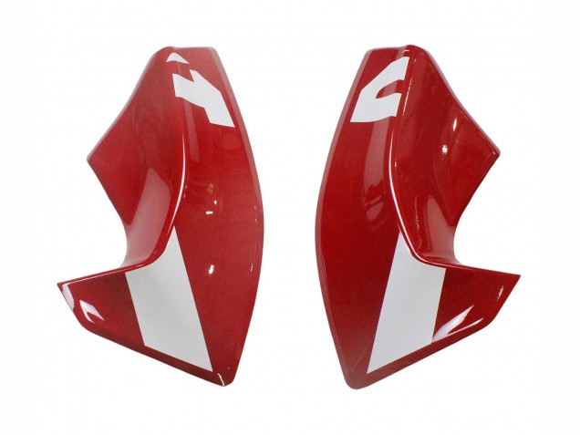 2020-2024 Ducati Panigale V2 Motorcycle Fairings - Red Glossy Black Monster Corse Canada