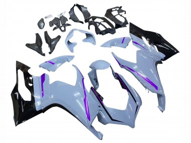 Online 2020-2024 Ducati Panigale V2 Motorcycle Fairings - Glossy Grey Purple Glossy Black Canada