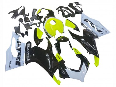Online 2020-2024 Ducati Panigale V2 Motorcycle Fairings - White Lime Green Glossy Black Stein Dinse VR 46 Canada