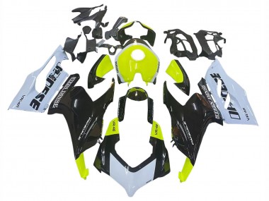 Online 2020-2024 Ducati Panigale V2 Motorcycle Fairings - White Lime Green Glossy Black Stein Dinse VR 46 Canada