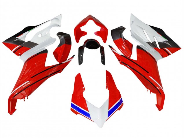 2020-2024 Ducati Panigale V2 Motorcycle Fairings - White Red Blue Glossy Black Canada
