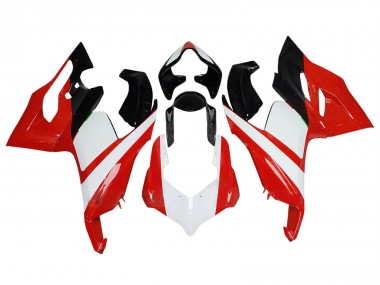 Online 2020-2024 Ducati Panigale V2 Motorcycle Fairing - White Red Glossy Black Canada