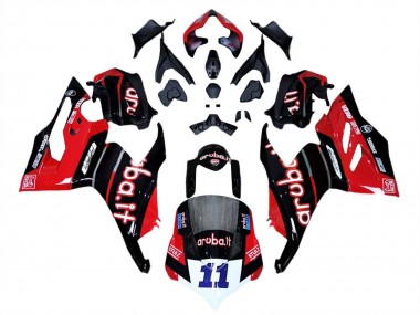 Online 2018-2019 Ducati Panigale V4 V4S Motorcycle Fairings - Red Glossy Black Aruba 11 Canada