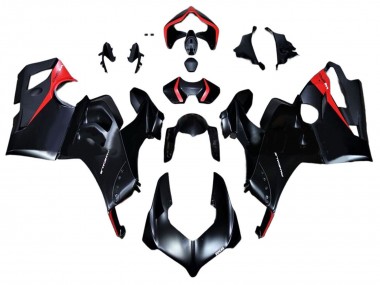 Online 2020-2021 Ducati Panigale V4 V4S Motorcycle Fairings - Glossy Black Red Canada