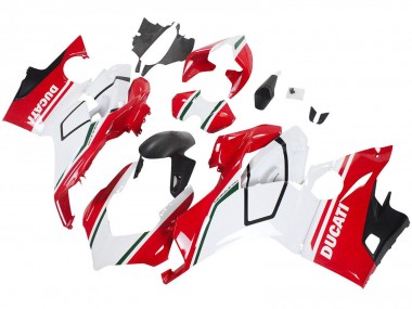 Online 2018-2019 Ducati Panigale V4 V4S Motorcycle Fairings - White Red Matte Black Canada