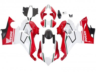 Online 2018-2019 Ducati Panigale V4 V4S Motorcycle Fairings - White Red Matte Black Canada