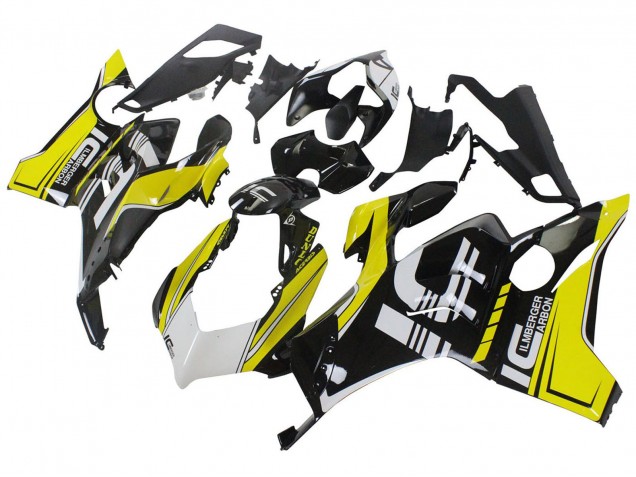 2020-2021 Ducati Panigale V4 V4S Motorcycle Fairings - Yellow White Glossy Black Canada