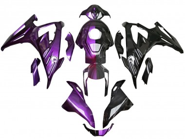 Online 2023-2024 BMW S1000RR Motorcycle Fairings - Purple Glossy Black Canada