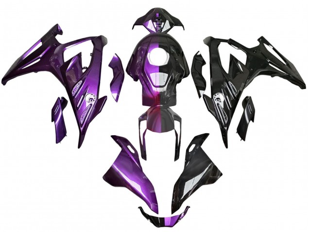 2023-2024 BMW S1000RR Motorcycle Fairings - Purple Glossy Black Canada