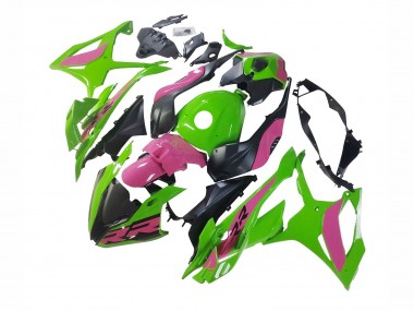 Online 2023-2024 BMW S1000RR Motorcycle Fairings - Pink Green Black Canada