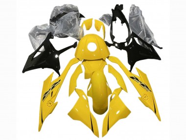 Online 2023-2024 BMW S1000RR Motorcycle Fairings - Yellow Glossy Black Canada