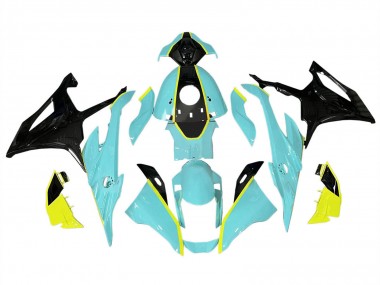 Online 2023-2024 BMW S1000RR Motorcycle Fairings - Light Green Yellow Black Canada