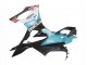2023-2024 BMW S1000RR Motorcycle Fairings - Light Blue Matte Black Petronas Canada