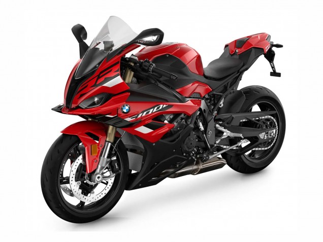 2023-2024 BMW S1000RR Motorcycle Fairings - Red Matte Black Canada
