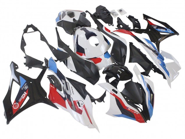 2023-2024 BMW S1000RR Motorcycle Fairings - White Blue Red Matte Black Canada