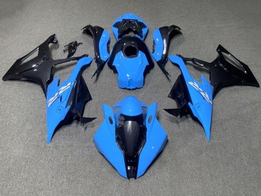 Online 2019-2022 BMW S1000RR Motorcycle Fairings - Blue Black Carbon Fiber Canada