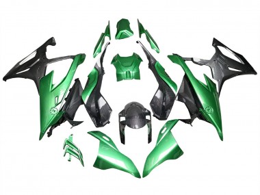 Online 2019-2022 BMW S1000RR Motorcycle Fairings - Glossy Black Green Carbon Fiber Canada