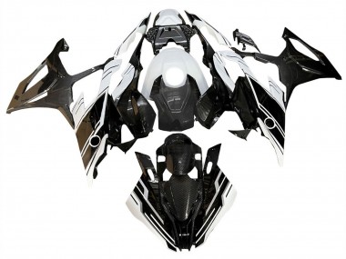 Online 2019-2022 BMW S1000RR Motorcycle Fairings - Glossy Black White Canada
