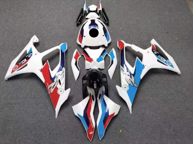 2019-2022 BMW S1000RR Motorcycle Fairings - White Red Blue Canada
