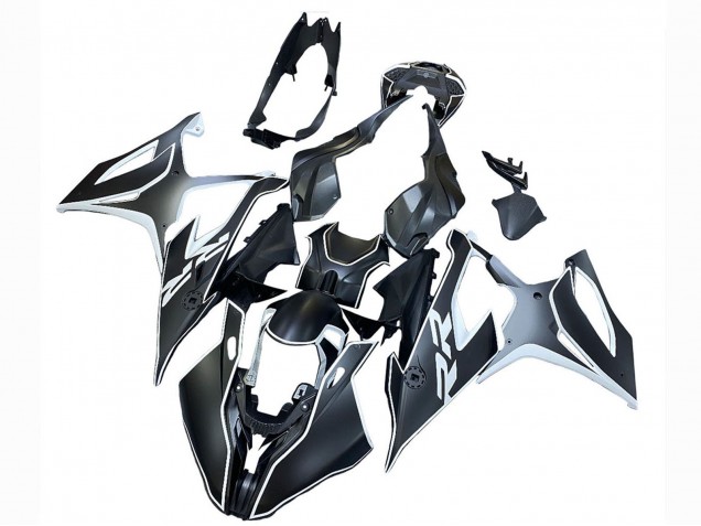2019-2022 BMW S1000RR Motorcycle Fairings - Black White Canada