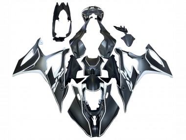 Online 2019-2022 BMW S1000RR Motorcycle Fairings - Black White Canada
