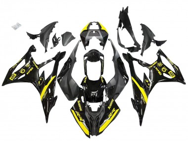 Online 2019-2022 BMW S1000RR Motorcycle Fairings - Glossy Black Yellow Canada