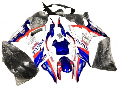 Online 2019-2022 BMW S1000RR Motorcycle Fairings - Blue Red White Smiths Canada