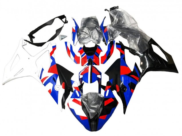 2019-2022 BMW S1000RR Motorcycle Fairings - Blue Red White Canada
