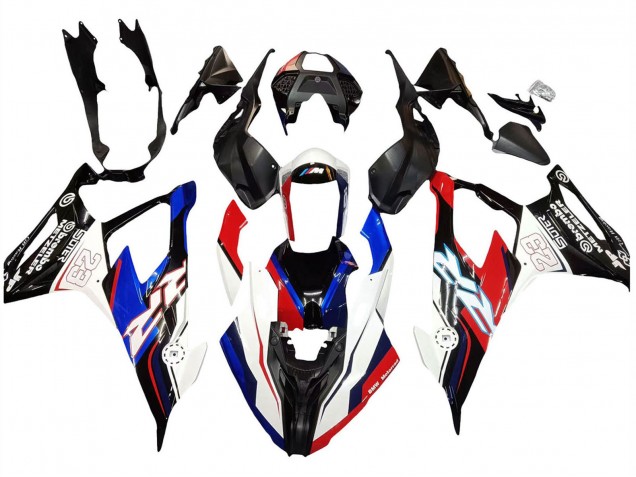 2019-2022 BMW S1000RR Motorcycle Fairings - Blue Red White 23 Canada