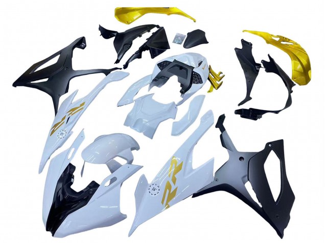 2019-2022 BMW S1000RR Motorcycle Fairings - White Gold Canada