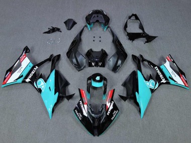 Online 2019-2022 BMW S1000RR Motorcycle Fairings - Black Cyan Petronas Canada