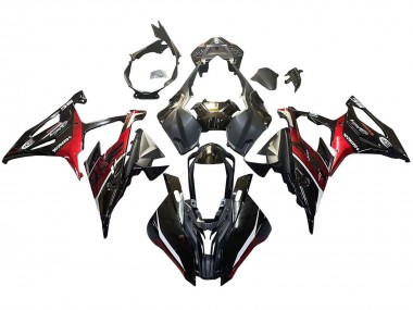 Online 2019-2022 BMW S1000RR Motorcycle Fairings - Black Dark Red Canada