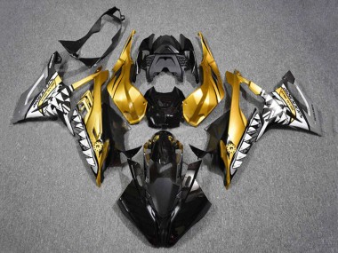Online 2019-2022 BMW S1000RR Motorcycle Fairings - Gold Black Shark Canada