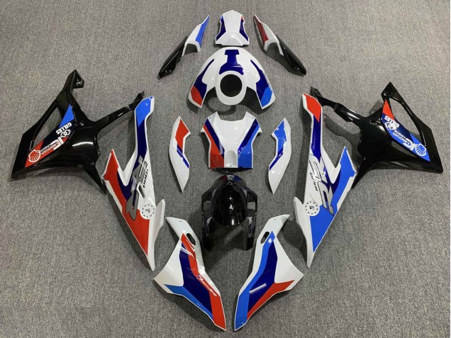 2019-2022 BMW S1000RR Motorcycle Fairing - White Blue Red Canada
