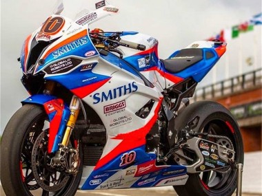 Online 2019-2022 BMW S1000RR Motorcycle Fairings - White Blue Red Smiths Canada