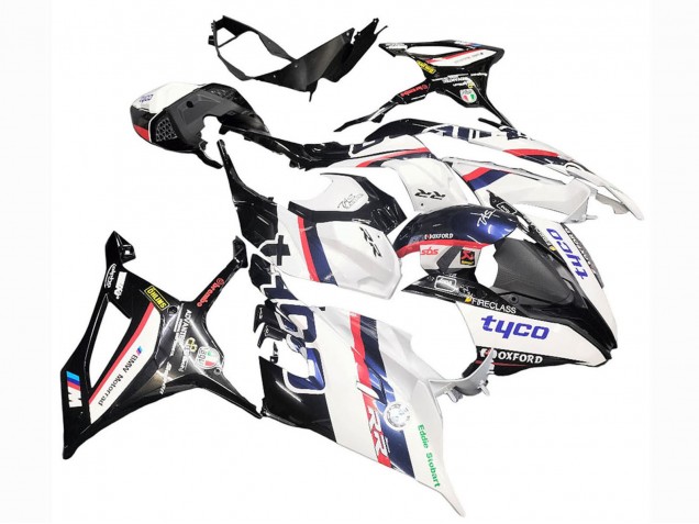 2019-2022 BMW S1000RR Motorcycle Fairings - White Black Pink Oxford Canada