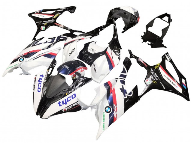 2019-2022 BMW S1000RR Motorcycle Fairings - White Black Pink Oxford Canada