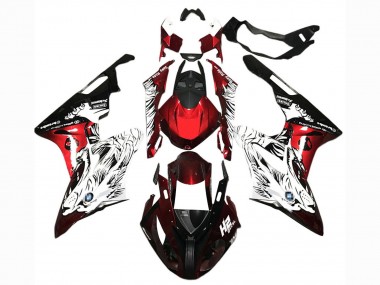 Online 2017-2018 BMW S1000RR Motorcycle Fairings - White Red Black Canada