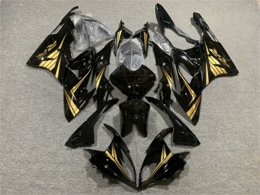Online 2015-2016 BMW S1000RR Motorcycle Fairings - Glossy Black Gold Canada