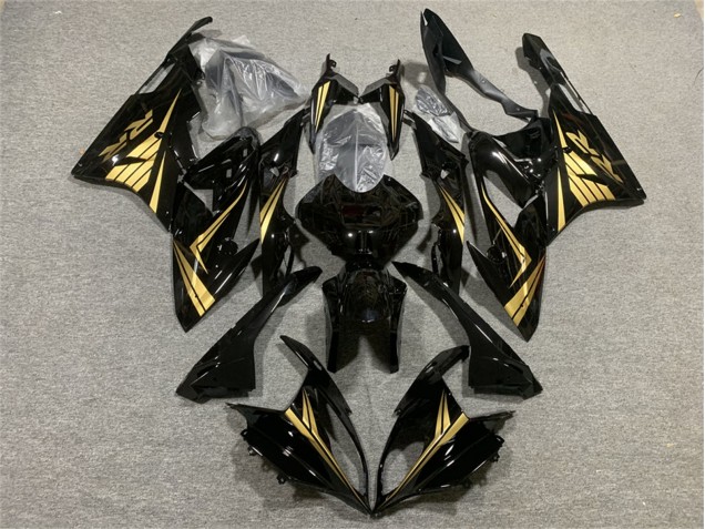 2015-2016 BMW S1000RR Motorcycle Fairings - Glossy Black Gold Canada