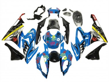 Online 2015-2016 BMW S1000RR Motorcycle Fairing Kits - Yellow Blue Black Shark Canada