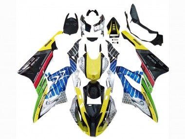 Online 2015-2016 BMW S1000RR Motorcycle Fairings - Yellow Blue Green Red Black VR 46 Canada