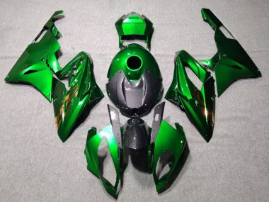 Online 2015-2016 BMW S1000RR Motorcycle Fairings - Green Black Carbon Fiber Canada