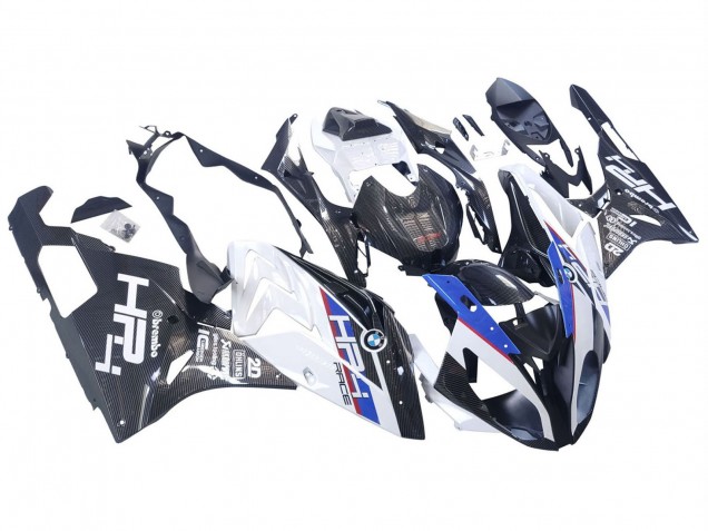 2015-2016 BMW S1000RR Motorcycle Fairings - White Blue Black Carbon Fiber Canada