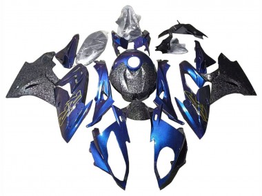 Online 2015-2016 BMW S1000RR Motorcycle Fairings - Gradient Purple Blue Forged Carbon Fiber Canada
