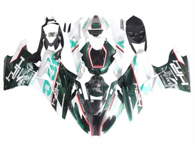 Online 2015-2016 BMW S1000RR Motorcycle Fairings - White Green Black Canada