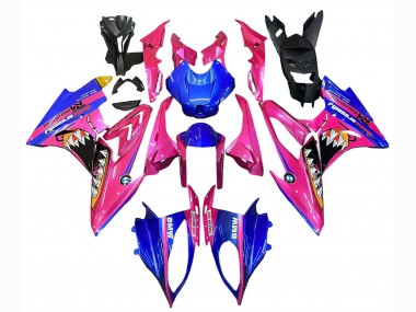 Online 2015-2016 BMW S1000RR Motorcycle Fairings - Pink Blue Shark Canada