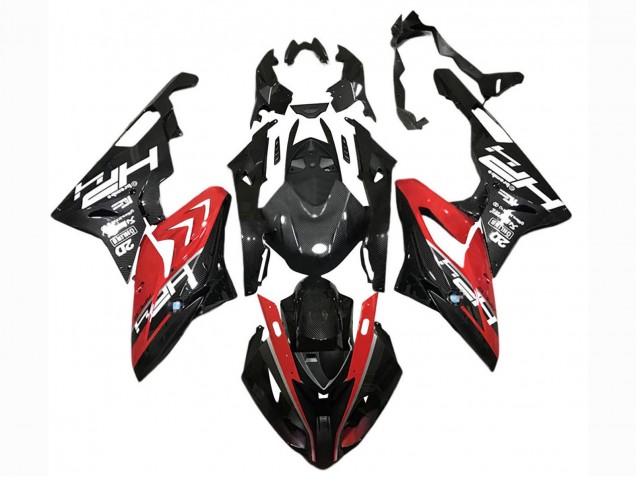 2015-2016 BMW S1000RR Motorcycle Fairings - Red Black Carbon Fiber Canada