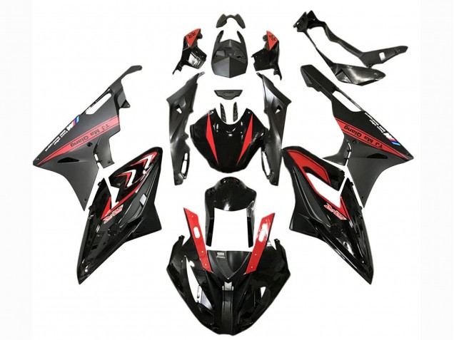 2015-2016 BMW S1000RR Motorcycle Fairings - Red Glossy Black Matte Black Canada