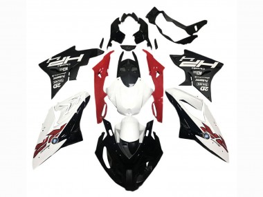 Online 2015-2016 BMW S1000RR Motorcycle Fairings - White Red Matte Black Canada